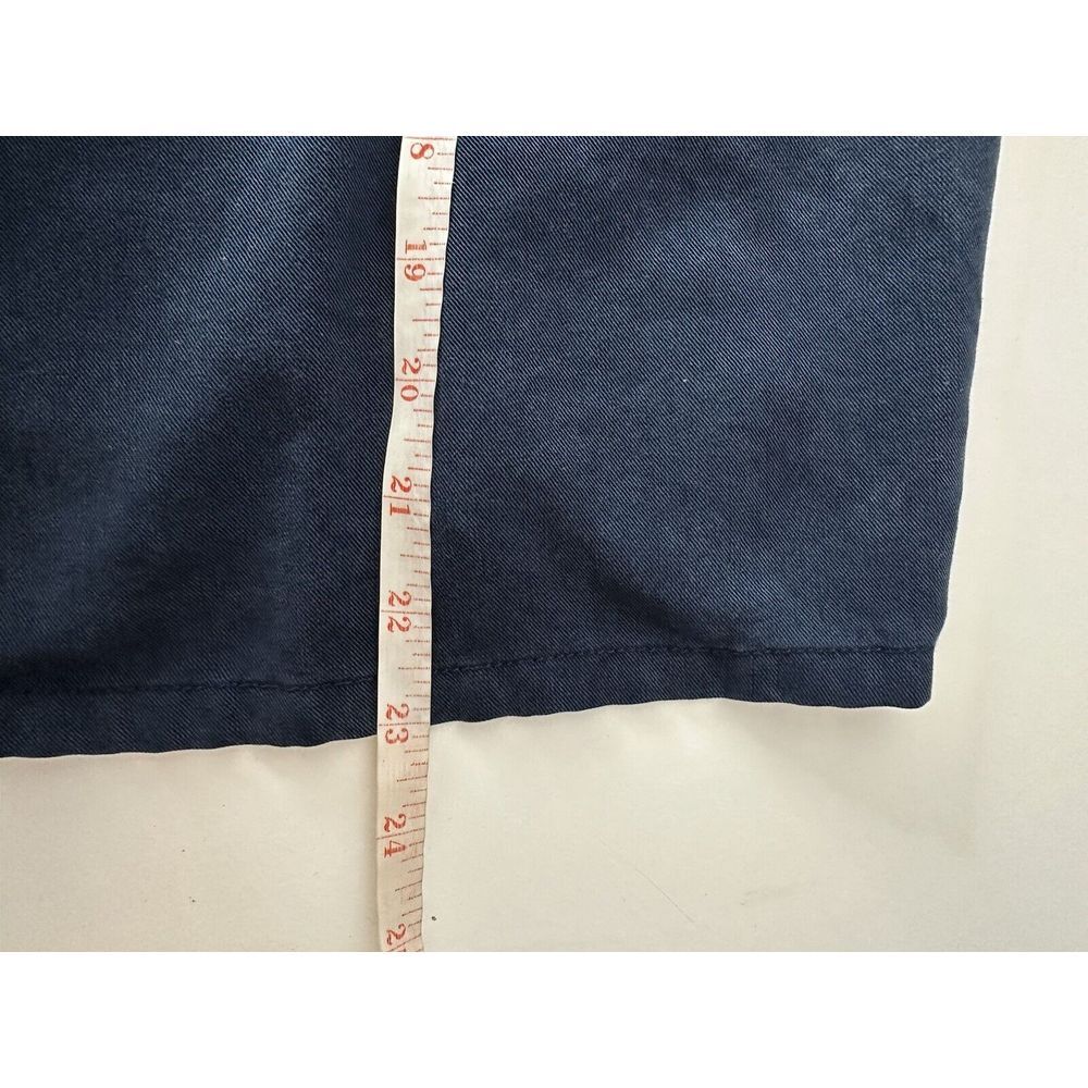 Pendleton Plus Shirt Top Womens 3X  Plus Button Down 3/4 Sleeve Navy‎ Blue - Picture 8 of 9